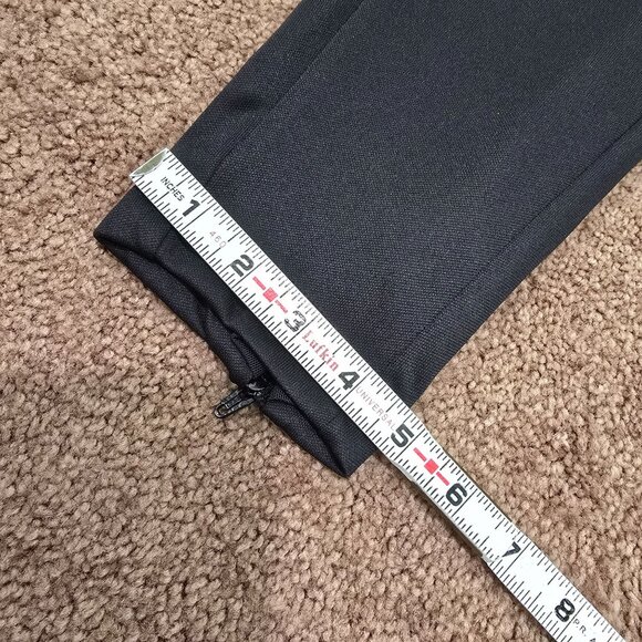 Adidas Womens Medium Flare Tiro Pants Soccer Black Regular Fit Zipper Leg - Picture 7 of 12